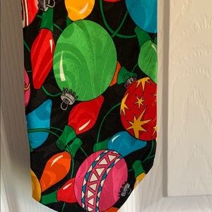 Festive Holiday Tie. 100% Silk